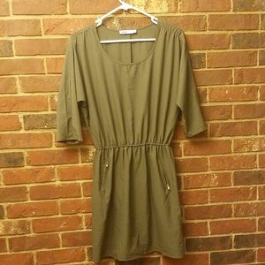 Justfab army green dresss